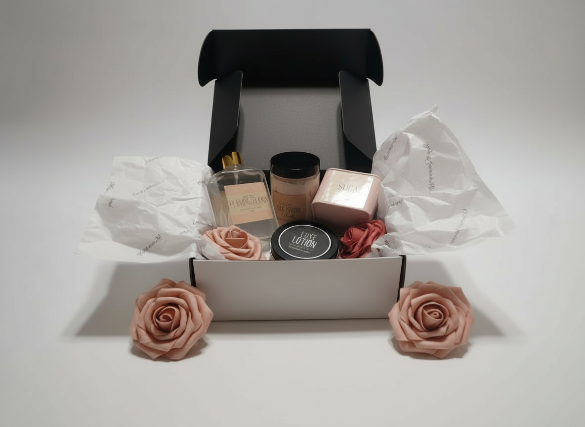 Caja para el cuidado de la cabeza a los pies