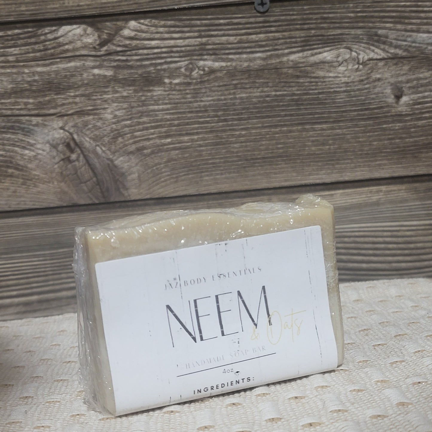 Neem & Oats Handmade Soap Bar - JAZ Body Essentials