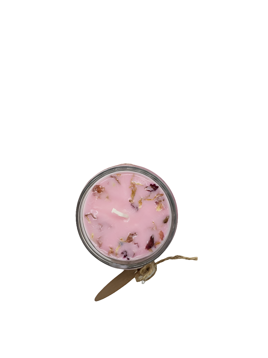 Bougie Douce à la Rose et à la Lavande