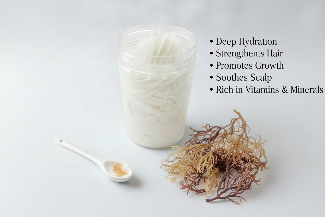 Masque capillaire naturel à la mousse de mer