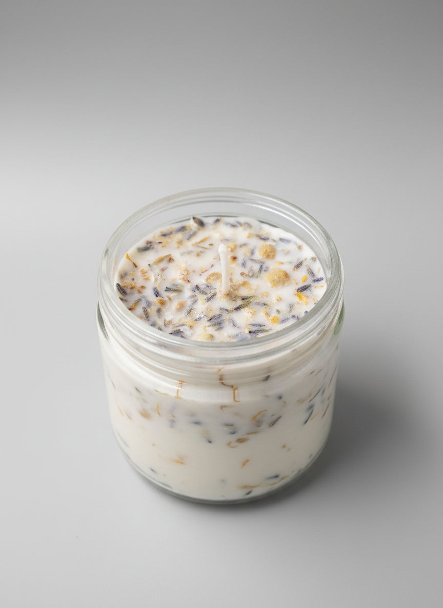 Ease Your Mind Chamomile and Lavender Candle - JAZ Body Essentials