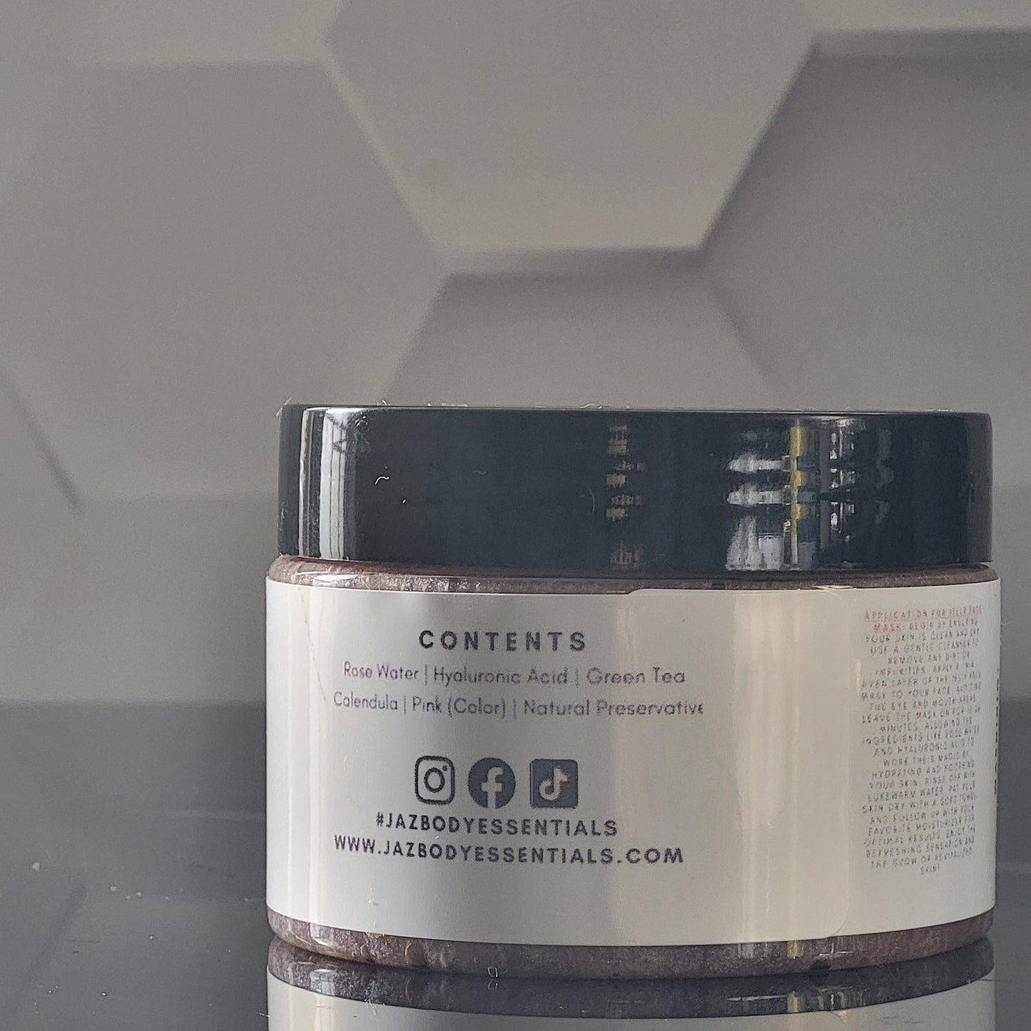 Rose Jelly Face Mask 4oz