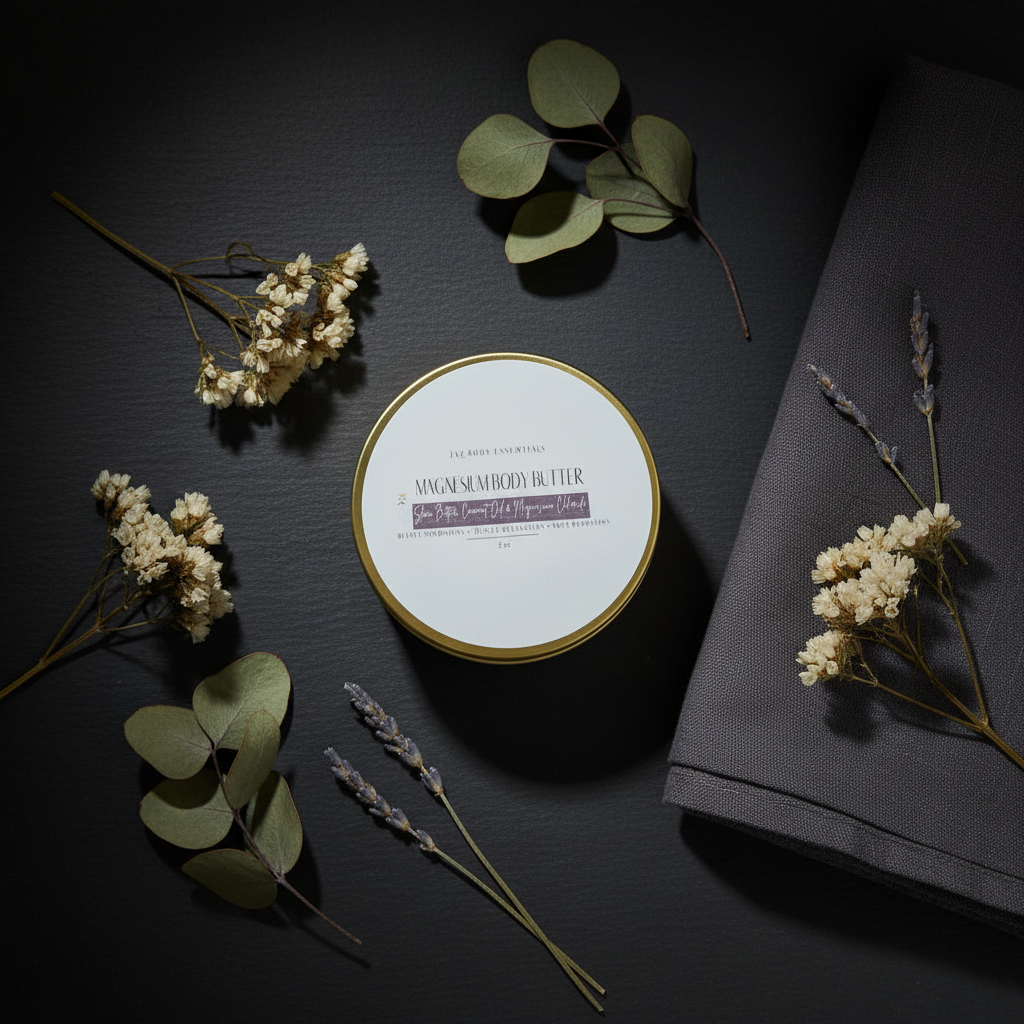 Magnesium Body Butter | Whipped, Non-Greasy & Deeply Moisturizing