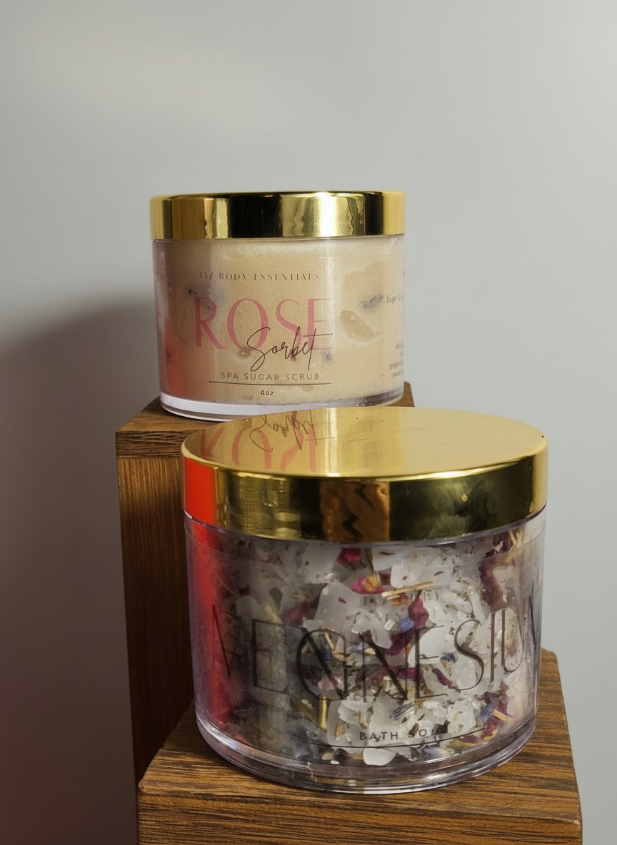 Sweet Lavender Rose Sugar Scrub - JAZ Body Essentials