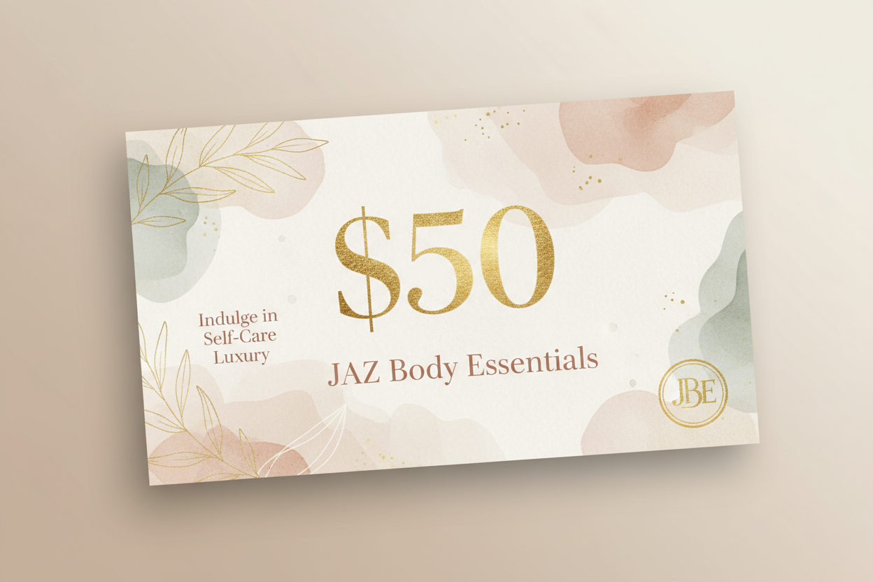 @50 jaz body essentials gift card