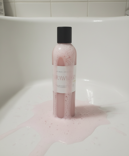 Strawberry Champagne Body Wash with Bursting Beads - JAZ Body Essentials