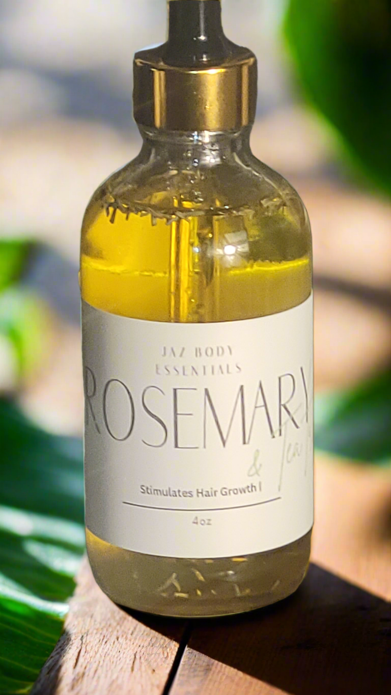 Rosemary and Tea Tree Hair Oil - JAZ Body Essentials