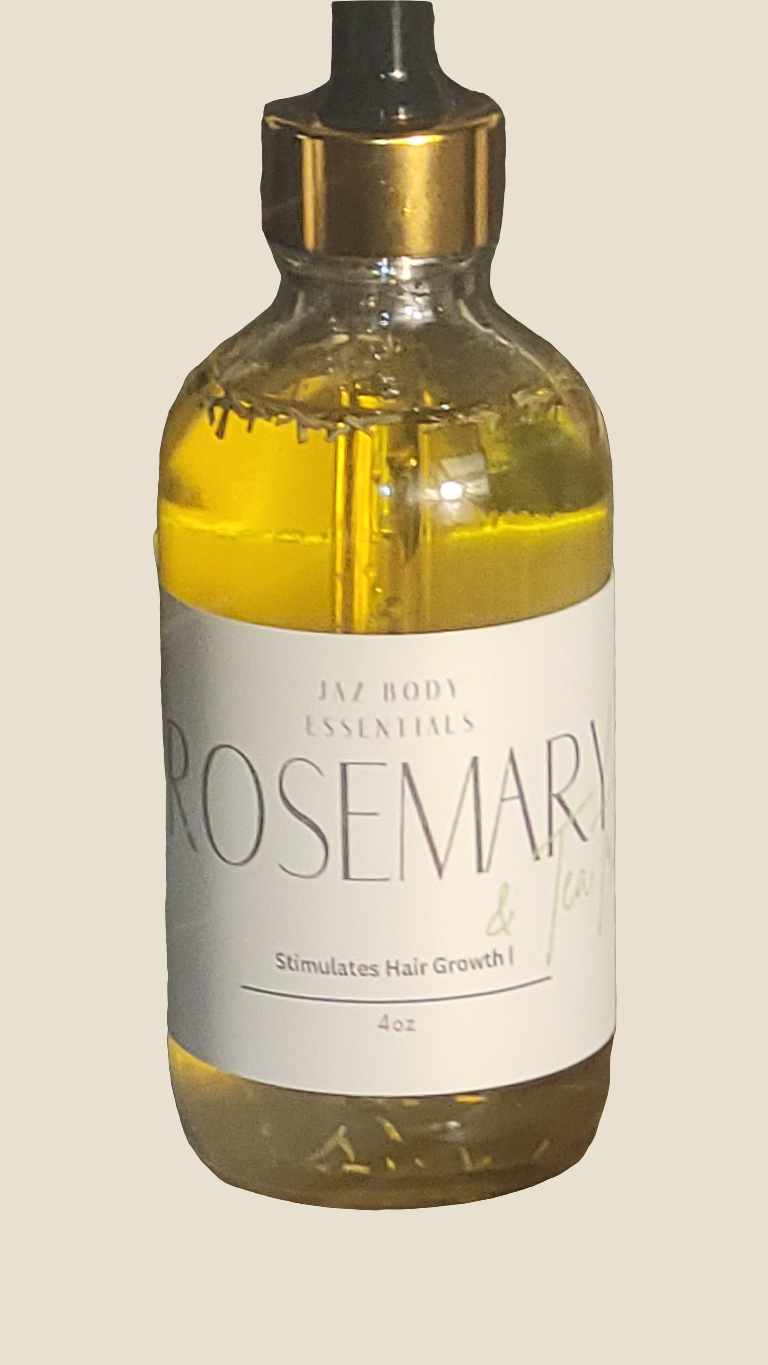 Rosemary and Tea Tree Hair Oil - JAZ Body Essentials