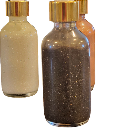 Huile corporelle scintillante