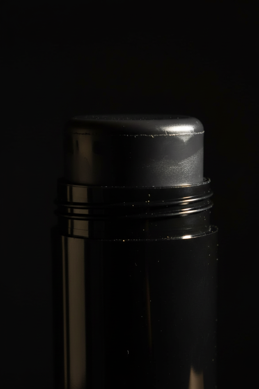 Charcoal balm stick detail