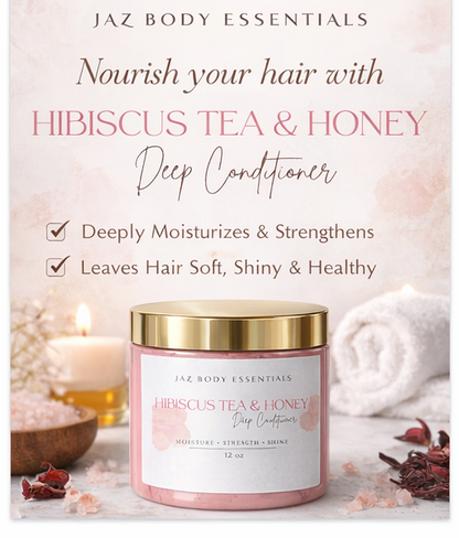Ultimate Hibiscus Tea and Honey Deep Conditioner 12oz