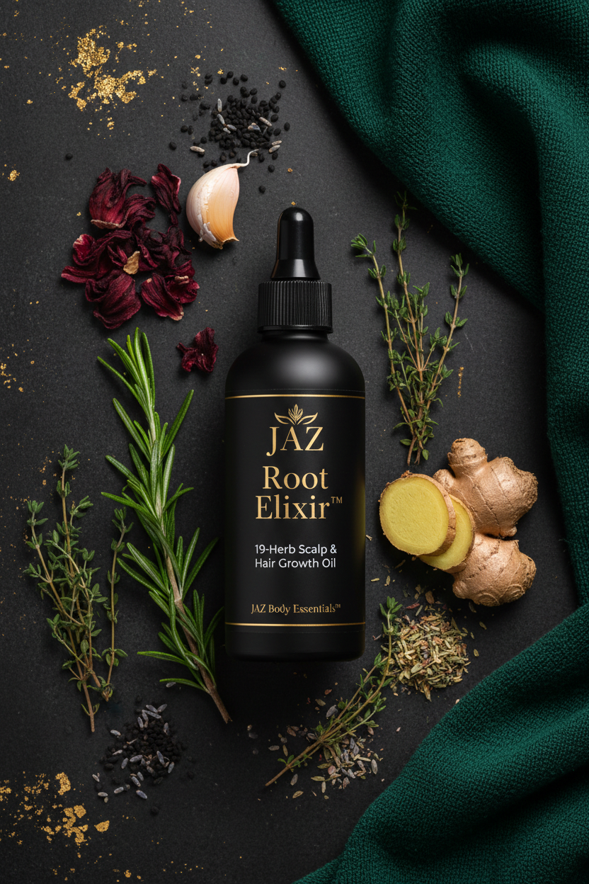 JAZ Root Elixir™ Squeeze Bottle Mockup