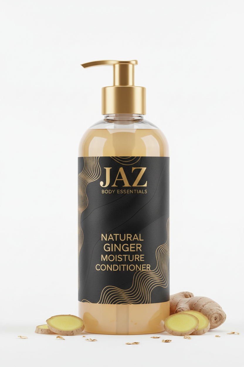Natural Ginger Plant-Based Shampoo | JAZ Body Essentials