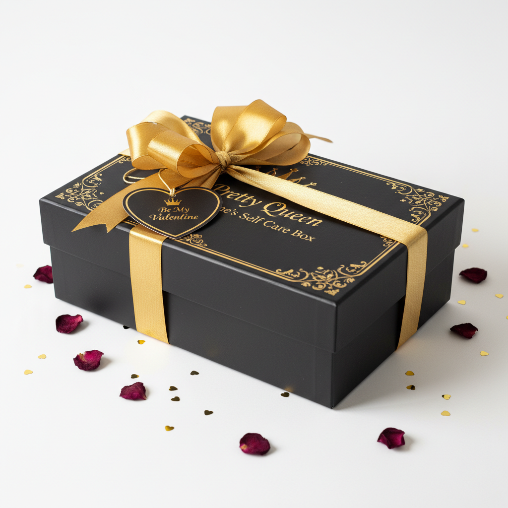 Pretty Queen Black and Gold Box