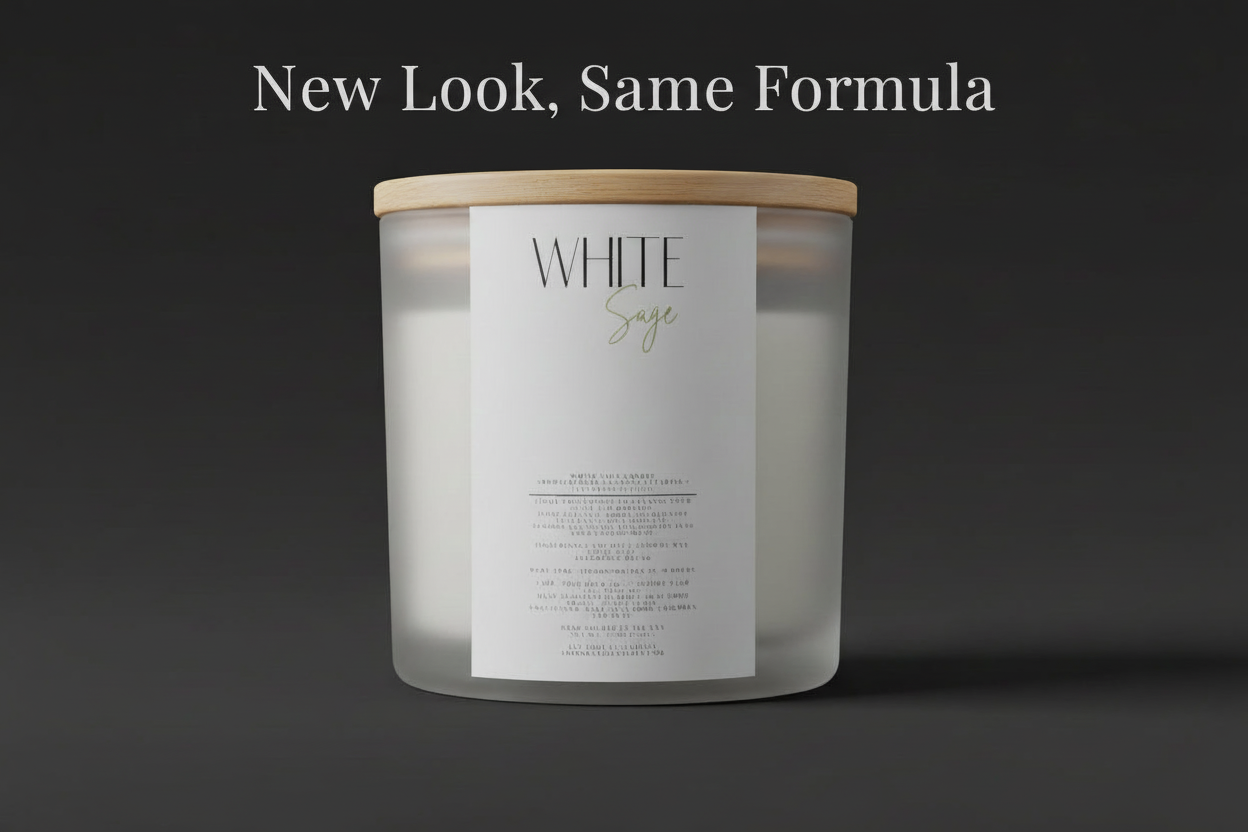 White Sage Candle Energy clearing Aromatherapy Candle