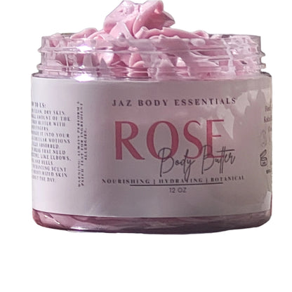 Rose Infused Vegan Body Butter 12oz.