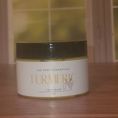 Turmeric Jelly Face Mask 4oz - JAZ Body Essentials