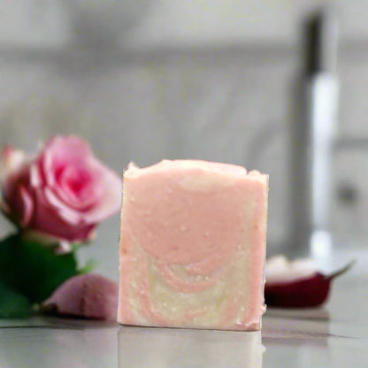 Rose Quartz Triple Butter Soap Bar 4.5oz - JAZ Body Essentials