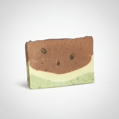 Barre de savon artisanale au melon d'été