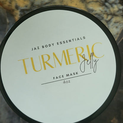 Turmeric Jelly Face Mask 4oz - JAZ Body Essentials