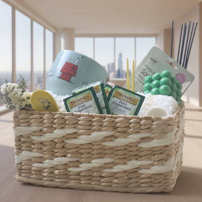 The Wellness Box-Self Care Spa Gift Set Basket for Women 15pc - JAZ Body Essentials