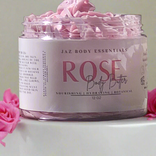 Rose Infused Vegan Body Butter 12oz.