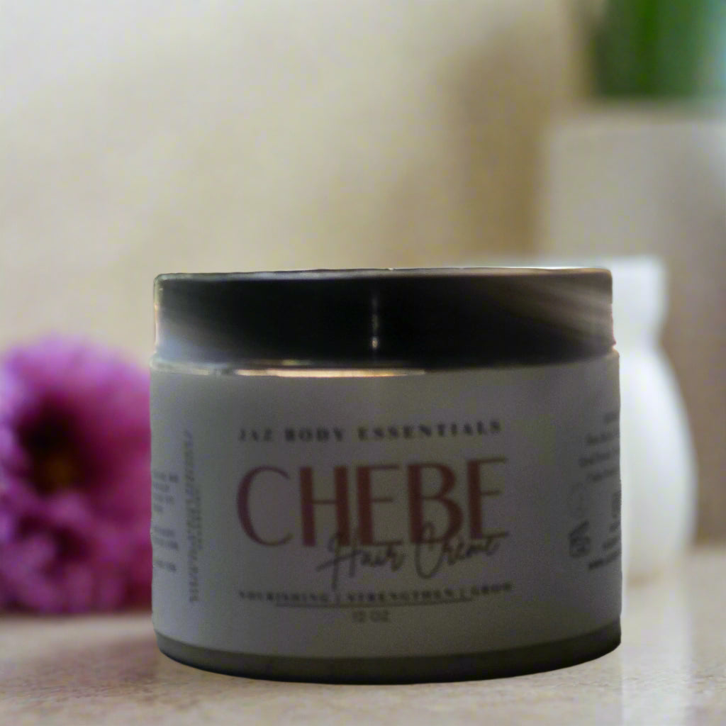 Crème capillaire au beurre de karité du Chebe africain