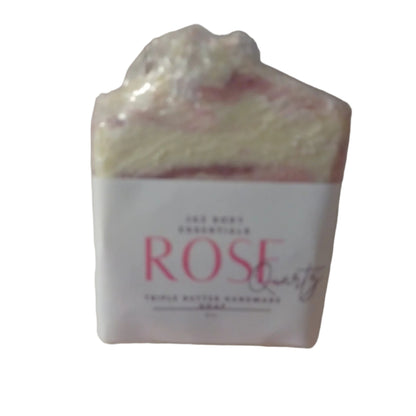 Rose Quartz Triple Butter Soap Bar 4.5oz - JAZ Body Essentials