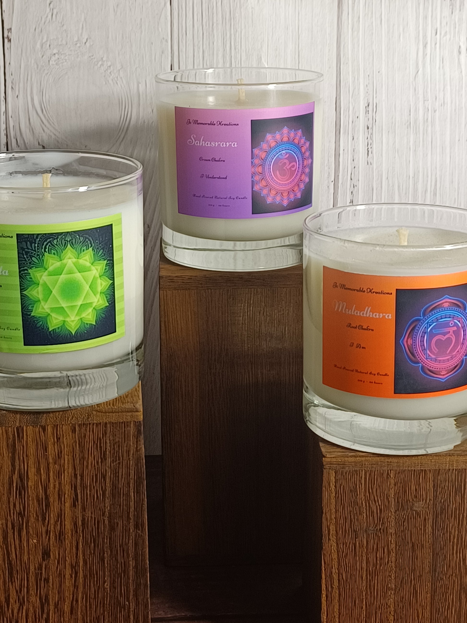 Chakra Soy Wax Candle - JAZ Body Essentials