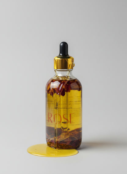 Rose Infused Body Oil 4oz - JAZ Body Essentials
