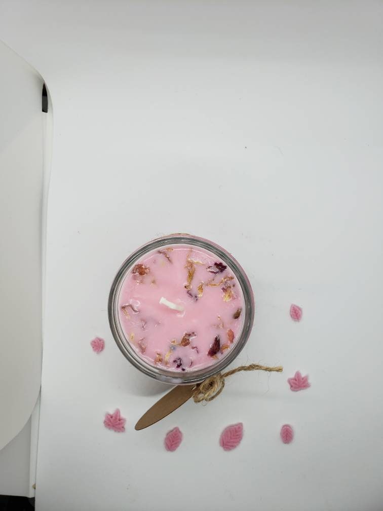 Sweet Lavender Rose Candle - JAZ Body Essentials