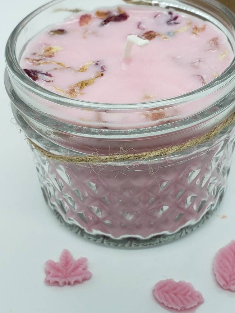 Sweet Lavender Rose Candle - JAZ Body Essentials