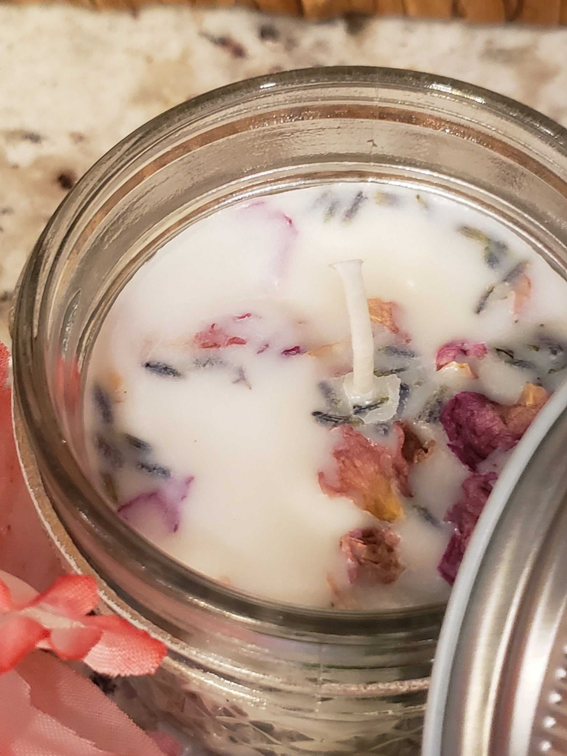 Sweet Lavender Rose Candle - JAZ Body Essentials