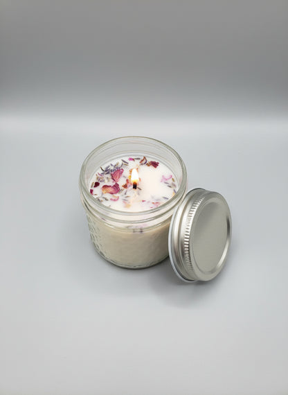 Sweet Lavender Rose Candle - JAZ Body Essentials