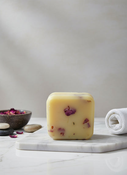 Lotion Bar with Rose Petals - JAZ Body Essentials