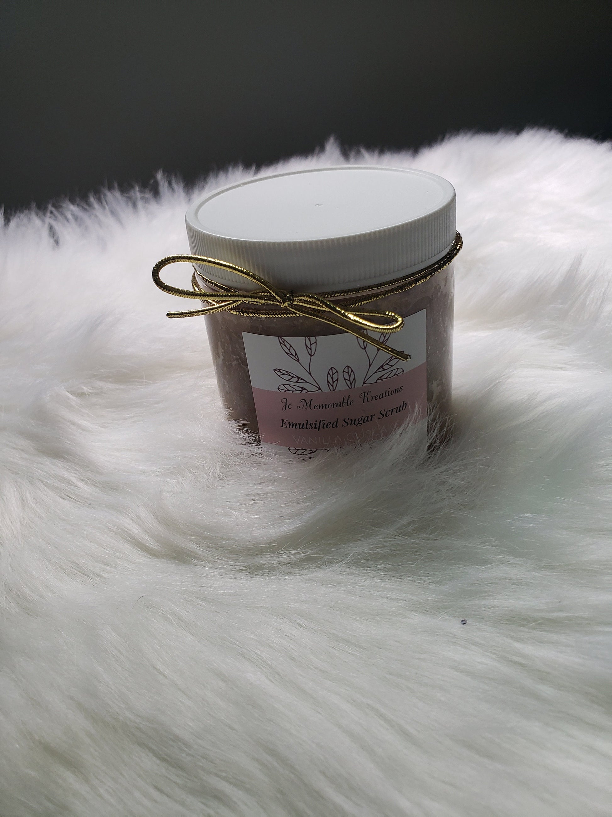 Emulsified Vanilla Cupcake Sugar Scrub - JAZ Body Essentials