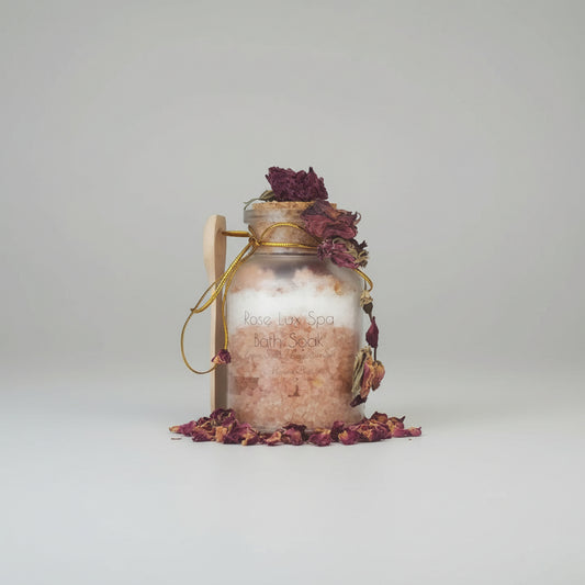 Rose Lux Spa Bath Soak - JAZ Body Essentials