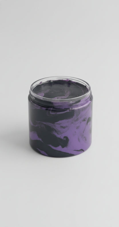 Black Amethyst Whipped Soap with Exfoliant - JAZ Body Essentials