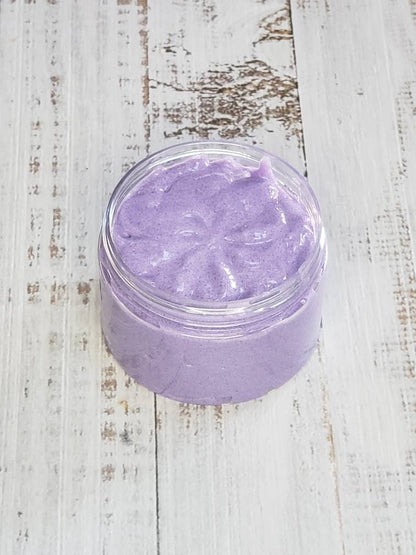 Black Amethyst Whipped Soap with Exfoliant - JAZ Body Essentials