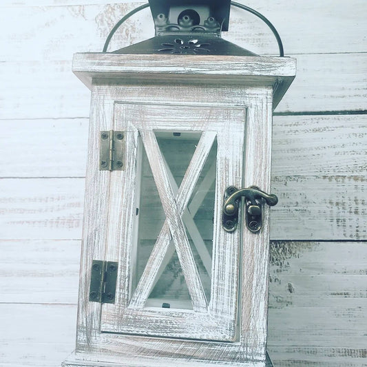 Rustic Home Decor Lantern Set of 2 - JAZ Body Essentials