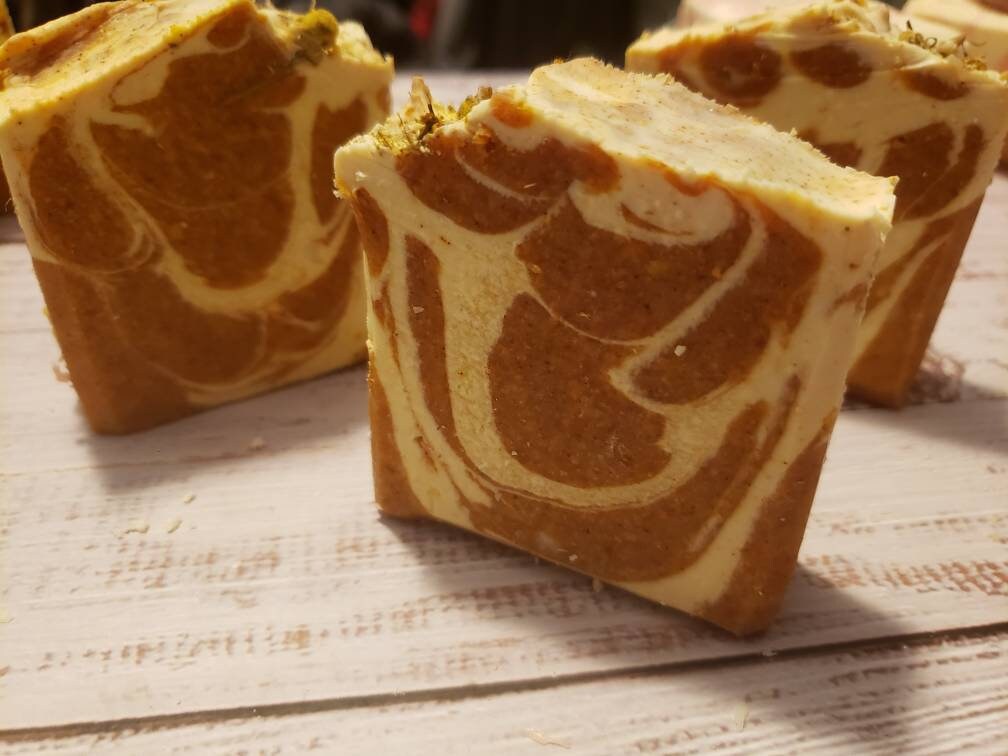 Turmeric Ginger & Honey Soap Bar - JAZ Body Essentials